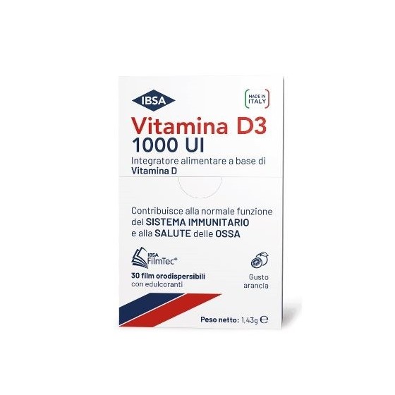 VITAMINA D3 IBSA 1000UI 30...