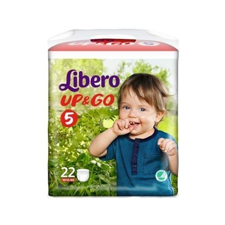 LIBERO UP&GO PANNOLINO PER BAMBINO TAGLIA 5 4X22 PEZZI