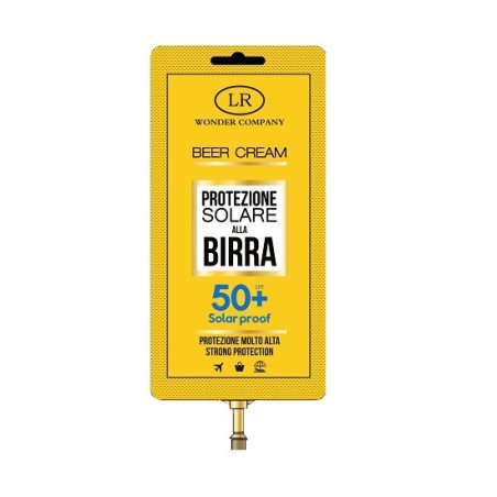 BEER CREAM PROTERZIONE SOLARE MOLTO ALTA ALLA BIRRA SPF 50+ 15 ML