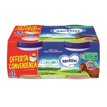 MELLIN OMOGENEIZZATO CAVALLO 4 X 80 G