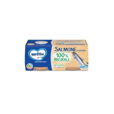 MELLIN OMOGENEIZZATO DI SALMONE E VERDURE 4 X 80 G