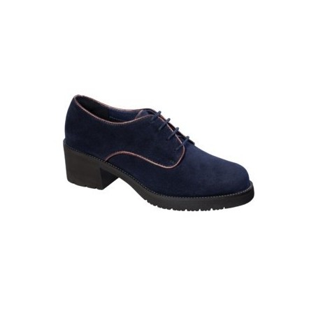 CALZATURA PETRA LACES SUE-W NAVY BLUE 39 PELLE SCAMOSCIATA COLLEZIONE AW20