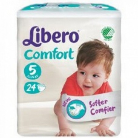 LIBERO COMFORT 5 PANNOLINO PER BAMBINO TAGLIA 10-14KG 24 PEZZI