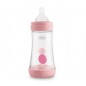 CHICCO BIBERON PERFECT 5 GIRL 240 ML IN SILICONE 2 FORI