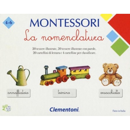 MONTESSORI LA NOMENCLATURA