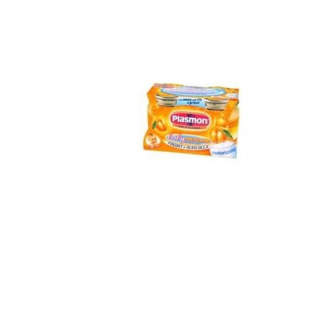 PLASMON OMOGENEIZZATO YOGURT ALBICOCCA 120 G X 2 PEZZI