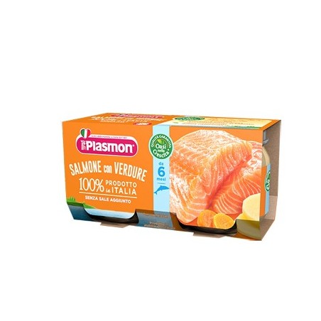 PLASMON OMOGENIZZATO SALMONE 4 X 80 G