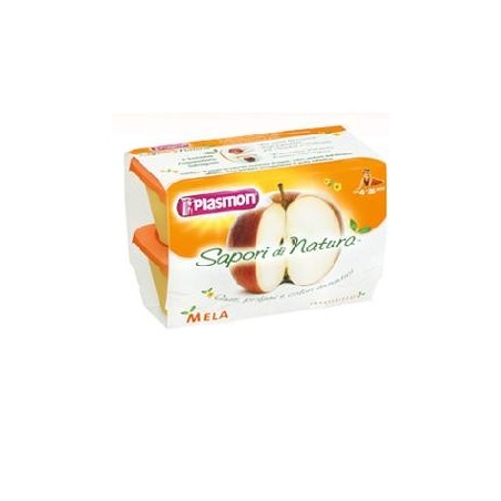 PLASMON SAPORI DI NATURA OMOGENEIZZATO MELA 100 G X 4 PEZZI