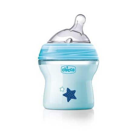 CHICCO BIBERON NATFEEL 0M+ BOY 150 ML