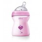 CHICCO BIBERON NATFEEL 2M+ GIRL 250 ML