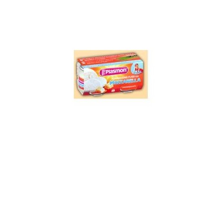 PLASMON OMOGENEIZZATO FORMAGGINO MOZZARELLA 80 G X 2 PEZZI