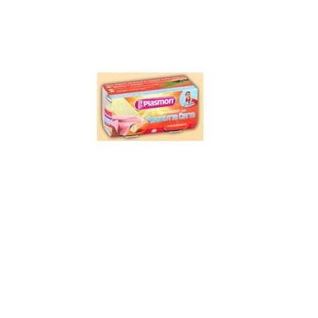 PLASMON OMOGENEIZZATO FORMAGGIO/PROSCIUTTO 80 G X 2 PEZZI