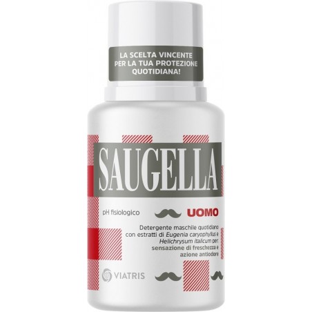 SAUGELLA UOMO PH FISIOLOGICO DETERGENTE MASCHILE QUOTIDIANO100 ML